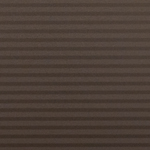 A close-up view of a surface with evenly spaced, horizontal dark brown and light brown stripes creating a subtle, textured pattern.